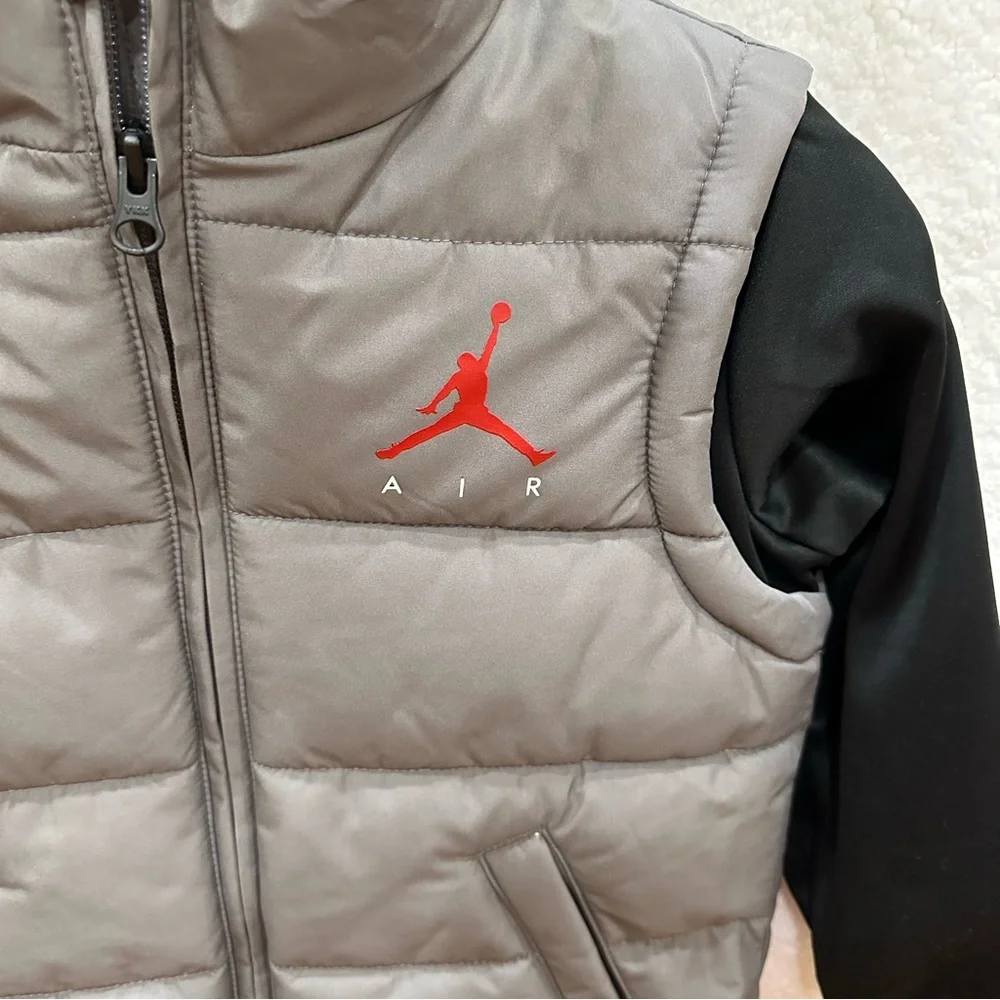 Boys Grey Nike Air Jordan Jacket